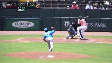 Jordan Groshans homers (12) on a fly ball to left center field.