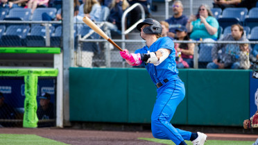 Luis Suisbel homers (3) on a fly ball to center field.