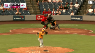 Maui Ahuna grounds out to first baseman Garrett Pennington. Charlie Szykowny scores.