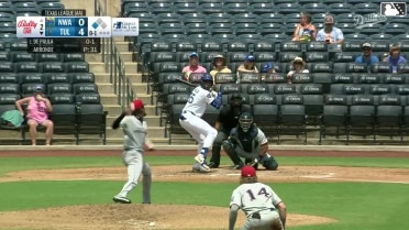 Josue De Paula's 20th home run in Double-A