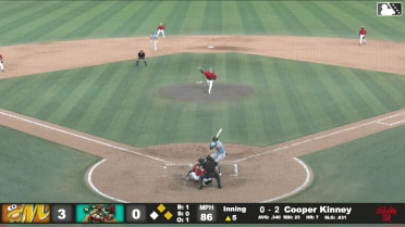Cooper Kinney singles on a ground ball to right fielder Ethan O'Donnell. Brock Jones scores. Caden Bodine to 2nd.