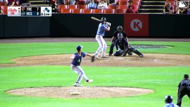 Ike Irishs' two-run double