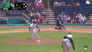 Joe Olsavsky doubles (3) on a ground ball to left fielder Nathan Archer. Nick Montgomery scores. Hayden Friese scores.