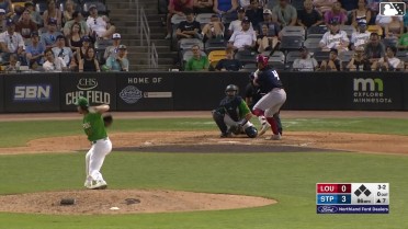 Michael Chavis homers (17) on a fly ball to left center field.