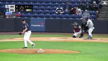 Christian Scott collects his sixth strikeout