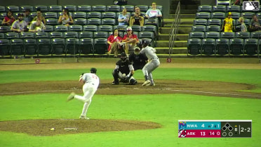 Justin Johnson homers (12) on a fly ball to left center field.