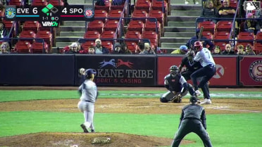 Kelvin Hidalgo grounds out, shortstop Luis Suisbel to first baseman Brandon Eike. Alan Espinal scores.