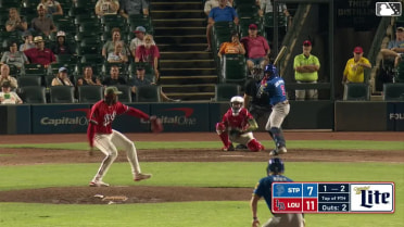 Saints challenged (pitch result): Kaelen Culpepper called out on strikes.