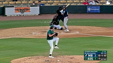 Alexis Hernandez homers (3) on a fly ball to left center field.