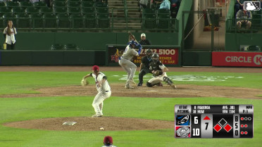 Derlin Figueroa homers (7) on a fly ball to right field. Ramon Ramirez scores. Austin Charles scores.