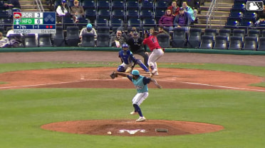 Brooks Brannon homers (6) on a fly ball to left center field.