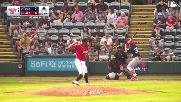 Erick Brito singles on a line drive to center fielder Lonnie White Jr. Caleb Ricketts scores.