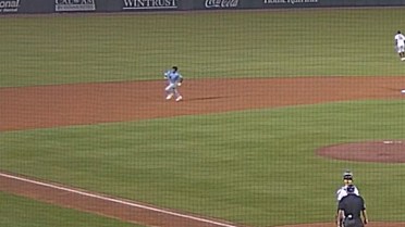 Braylon Payne laces a triple
