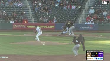 Mason McCoy homers (5) on a fly ball to center field. Nick Solak scores.