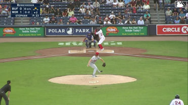 Josh Stephan In play, run(s) to Kristian Campbell