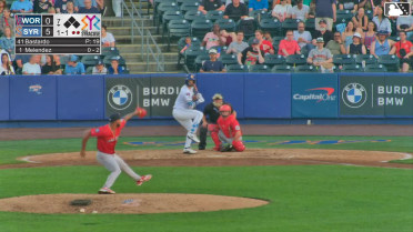 MJ Melendez homers (6) on a fly ball to right field.