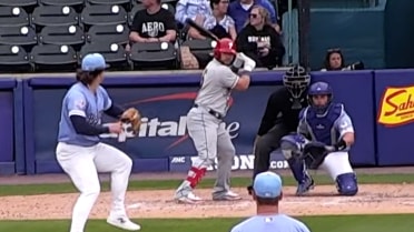 Rafael Marchán's two-hit game 