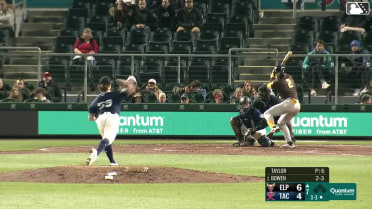 Jase Bowen homers (2) on a fly ball to right center field.