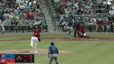 Bryce Hubbart In play, run(s) to Kane Kepley