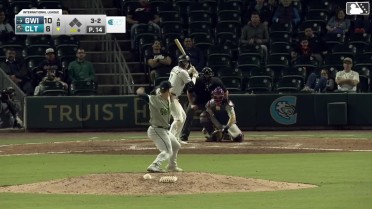 Jacob Gonzalez homers (8) on a fly ball to right center field.
