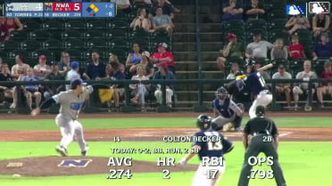 Colton Becker grounds into a double play, shortstop Max Holy to second baseman Trevor Austin to first baseman Cameron Sisneros. Daniel Vazquez out at 2nd. Colton Becker out at 1st.