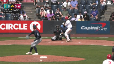 Maddox Latta grounds into a double play, shortstop Austin St. Laurent to second baseman Jo Oyama to first baseman Matthew Ellis. Mathieu Vallee out at 2nd. Maddox Latta out at 1st.