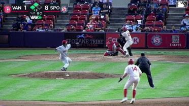 Juan Castillo out on a sacrifice fly to center fielder Matt Scannell. Max Belyeu scores. Jacob Hinderleider to 3rd.