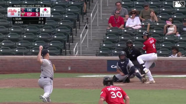 Nick Solak singles on a ground ball to center fielder Victor Labrada. Nick Schnell scores.