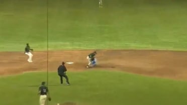 Greensboro's Acuna takes hit, turns two