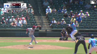 Tyler Whitaker singles on a line drive to left fielder Keith Jones II. Nick Allen scores. Yamal Encarnacion scores.