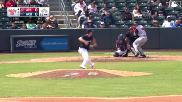 Caleb Cali homers (4) on a fly ball to left center field.