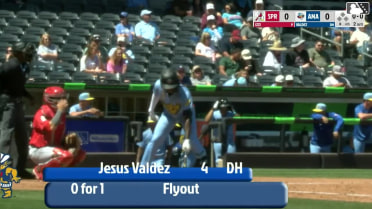 Jesus Valdez singles on a line drive to left fielder Zach Levenson. Jansel Luis scores. Gavin Conticello to 2nd.