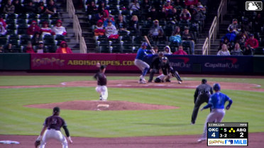 Noah Miller walks. Nick Senzel scores. James Tibbs III to 3rd. Austin Gauthier to 2nd.