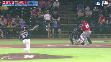 Jesús Báez homers (9) on a fly ball to left field.
