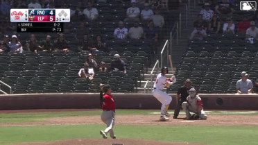 Nick Schnell homers (3) on a fly ball to center field.