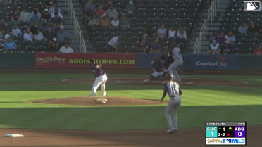 Collin Price homers (11) on a fly ball to center field. CJ Alexander scores.
