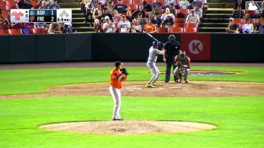 Anthony Huezo homers (6) on a fly ball to left field.