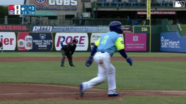 Steven Echavarria Ball to Cole Mathis