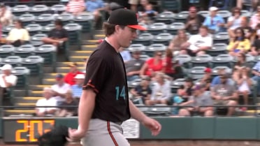 Caden Hunter strikes out 10