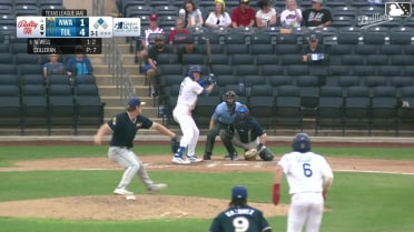 Chris Newell homers (5) on a fly ball to left field. Jake Gelof scores.