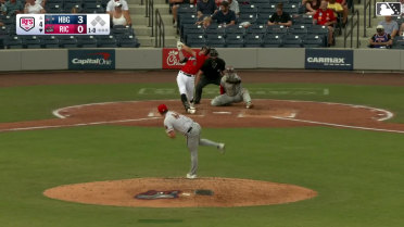 Charlie Szykowny homers (9) on a fly ball to left center field.