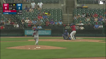 Jonathon Long singles on a ground ball to left fielder Charles McAdoo. Brett Bateman scores.