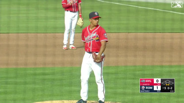 Daniel Martinez notches his fifth strikeout of game