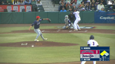 Cade Doughty singles on a line drive to right fielder Jose Ramos. Aaron Parker scores. Cutter Coffey to 3rd.