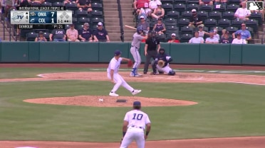 Kameron Misner homers (13) on a fly ball to right center field.