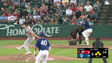 Nico Perez doubles (13) on a fly ball to center fielder Pedro Pineda. Eduardo Quintero scores. Jose Meza scores. Kole Myers to 3rd.