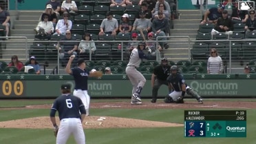CJ Alexander homers (10) on a fly ball to right center field.
