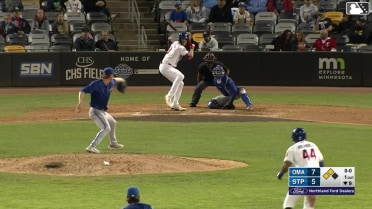Matt Wallner grounds out, second baseman Abraham Toro to first baseman Brett Squires. Royce Lewis scores. Hendry Mendez to 3rd.