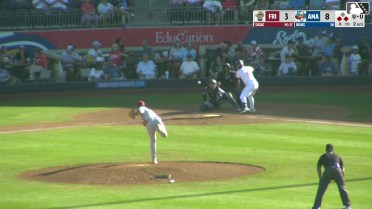 Matt O'Neill singles on a ground ball to left fielder Marcus Lee Sang. Druw Jones scores. Anderdson Rojas to 2nd.