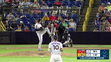 Tyler Naquin spins two no-hit frames